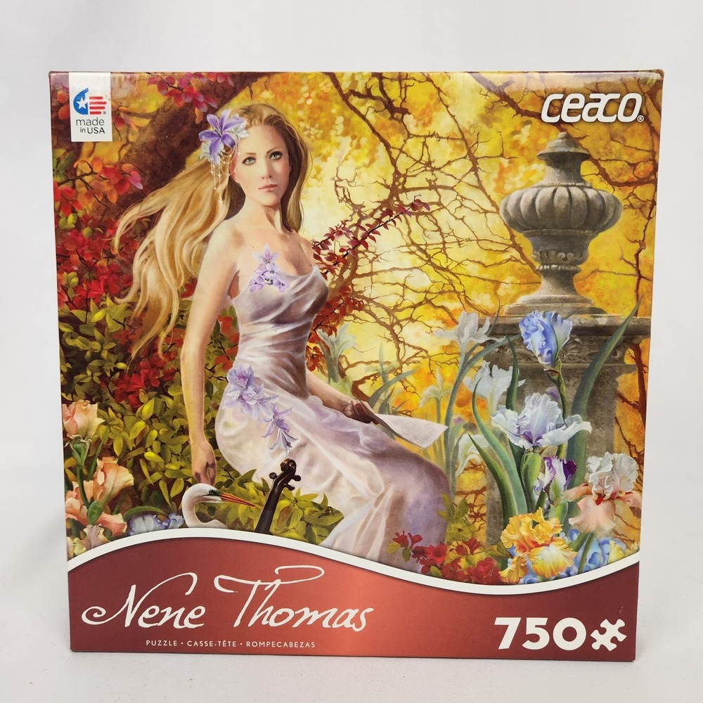 New Sealed Ceaco "Lost Melody" by‎ Nene Thomas 750 pc Puzzle 18"x24"